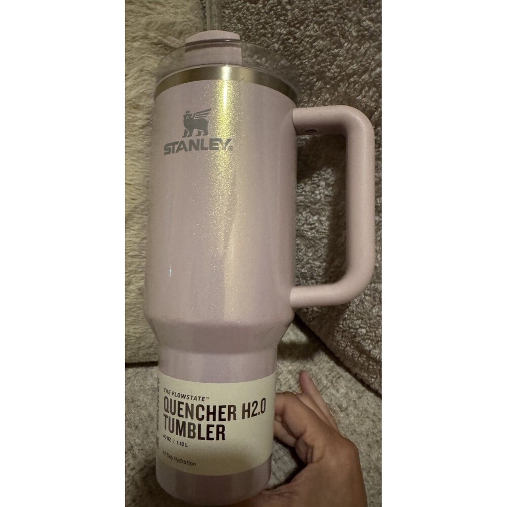 NWT Stanley 40 oz Stainless Steel H2.0 Flowstate Quencher Tumbler ASTER Shimmer